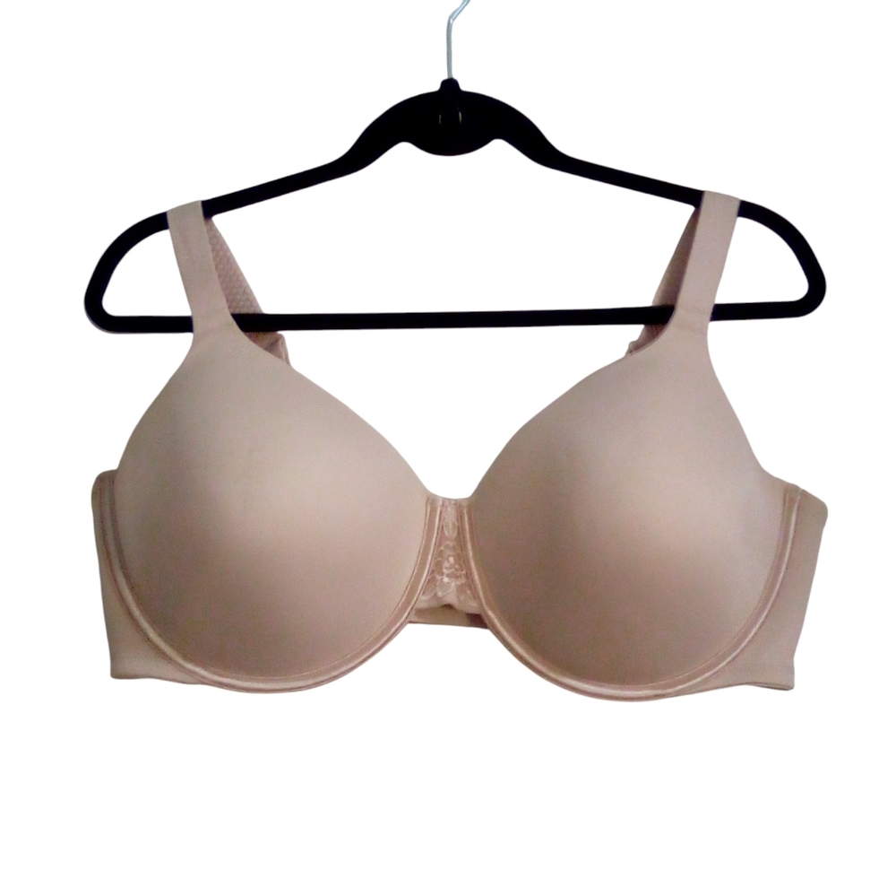 Vanity Fair 42DD Beige T-shirt Bra 4 Clasp Closure Style 76380 NWOT
